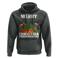 Merry Christmahanakwanzika Hoodie Christmas Hanukkah Kwanzaa Celebration Gift - Wonder Print Shop