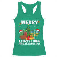 Merry Christmahanakwanzika Racerback Tank Top Christmas Hanukkah Kwanzaa Celebration Gift - Wonder Print Shop