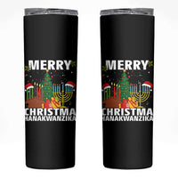 Merry Christmahanakwanzika Skinny Tumbler Christmas Hanukkah Kwanzaa Celebration Gift - Wonder Print Shop