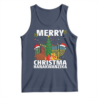 Merry Christmahanakwanzika Tank Top Christmas Hanukkah Kwanzaa Celebration Gift - Wonder Print Shop