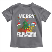 Merry Christmahanakwanzika Toddler T Shirt Christmas Hanukkah Kwanzaa Celebration Gift - Wonder Print Shop