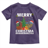 Merry Christmahanakwanzika Toddler T Shirt Christmas Hanukkah Kwanzaa Celebration Gift - Wonder Print Shop