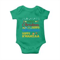 Celebrate All Holidays Merry Christmas Hanukkah Kwanzaa Gift Baby Onesie - Wonder Print Shop