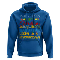 Celebrate All Holidays Merry Christmas Hanukkah Kwanzaa Gift Hoodie - Wonder Print Shop