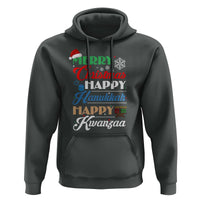 Funny Christmas Hanukkah Kwanzaa Hoodie December Holiday Gift - Wonder Print Shop