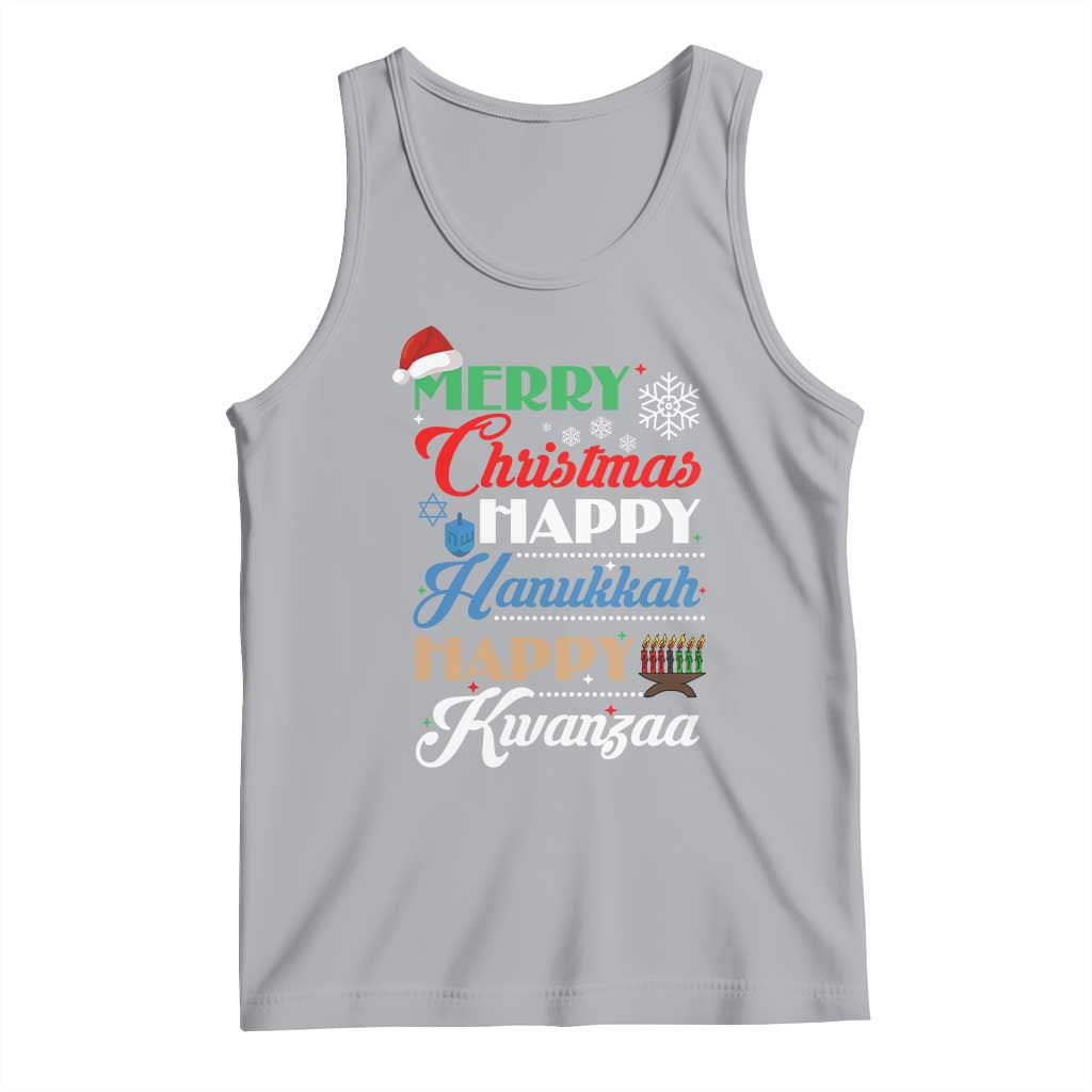 Funny Christmas Hanukkah Kwanzaa Tank Top December Holiday Gift - Wonder Print Shop