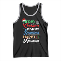 Funny Christmas Hanukkah Kwanzaa Tank Top December Holiday Gift - Wonder Print Shop