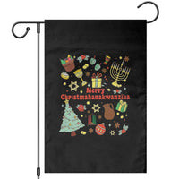 Merry Christmahanakwanzika Garden Flag Funny Winter Holiday Gift - Wonder Print Shop