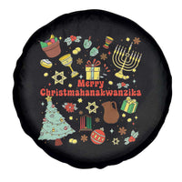 Merry Christmahanakwanzika Spare Tire Cover Funny Winter Holiday Gift - Wonder Print Shop