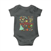 Merry Christmahanakwanzika Baby Onesie Funny Winter Holiday Gift - Wonder Print Shop