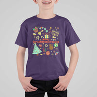 Merry Christmahanakwanzika T Shirt For Kid Funny Winter Holiday Gift - Wonder Print Shop