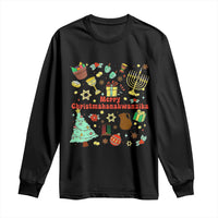 Merry Christmahanakwanzika Long Sleeve Shirt Funny Winter Holiday Gift - Wonder Print Shop