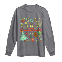 Merry Christmahanakwanzika Long Sleeve Shirt Funny Winter Holiday Gift - Wonder Print Shop