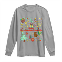 Merry Christmahanakwanzika Long Sleeve Shirt Funny Winter Holiday Gift - Wonder Print Shop
