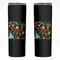 Merry Christmahanakwanzika Skinny Tumbler Funny Winter Holiday Gift - Wonder Print Shop