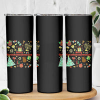 Merry Christmahanakwanzika Skinny Tumbler Funny Winter Holiday Gift - Wonder Print Shop