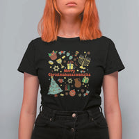 Merry Christmahanakwanzika T Shirt For Women Funny Winter Holiday Gift - Wonder Print Shop