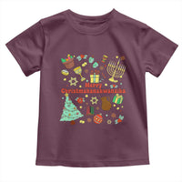 Merry Christmahanakwanzika Toddler T Shirt Funny Winter Holiday Gift - Wonder Print Shop