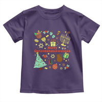 Merry Christmahanakwanzika Toddler T Shirt Funny Winter Holiday Gift - Wonder Print Shop