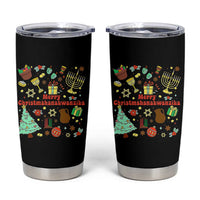 Merry Christmahanakwanzika Tumbler Cup Funny Winter Holiday Gift - Wonder Print Shop