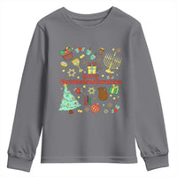Merry Christmahanakwanzika Youth Sweatshirt Funny Winter Holiday Gift - Wonder Print Shop