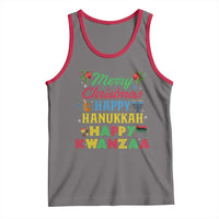 Merry Christmas Hanukkah Kwanzaa Tank Top Funny Holiday Gift - Wonder Print Shop