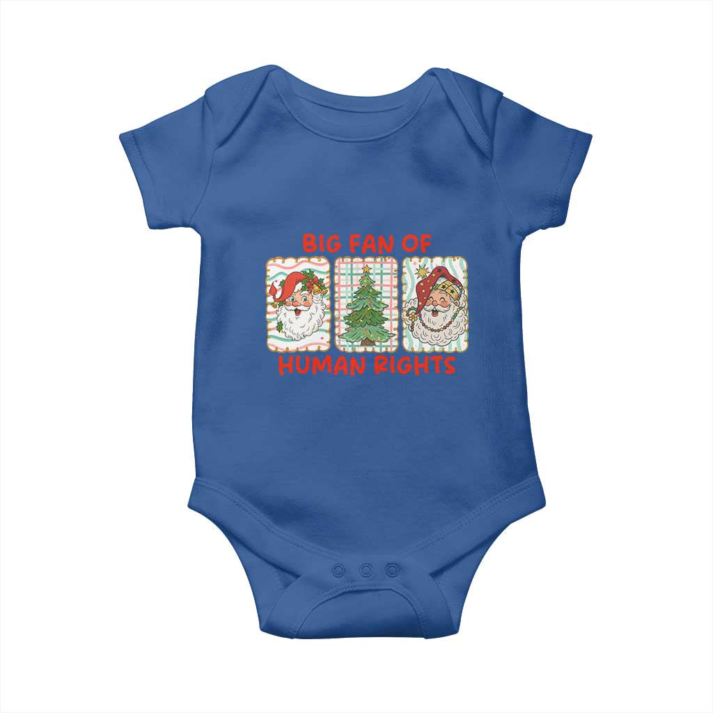 Big Fan Of Human Rights And Equality Baby Onesie Xmas Activism Gift - Wonder Print Shop