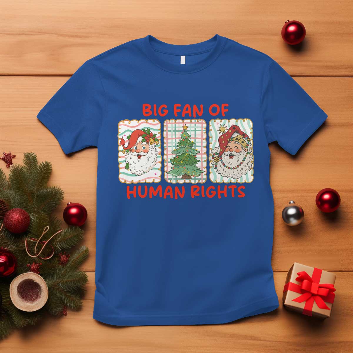 Big Fan Of Human Rights And Equality T Shirt Xmas Activism Gift - Wonder Print Shop