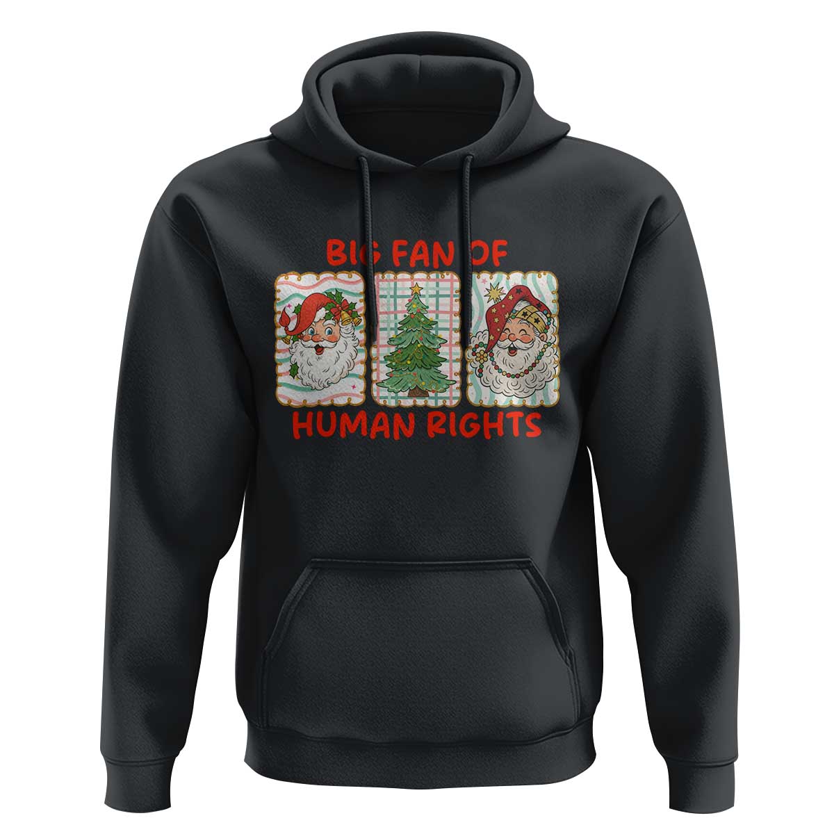 Big Fan Of Human Rights And Equality Hoodie Xmas Activism Gift - Wonder Print Shop