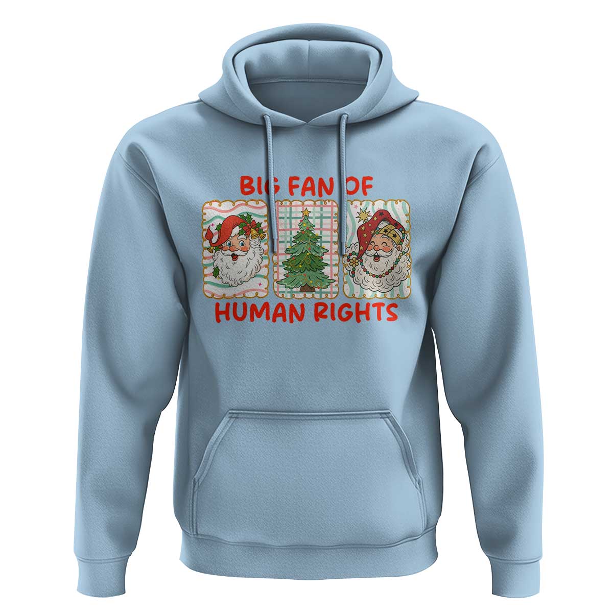Big Fan Of Human Rights And Equality Hoodie Xmas Activism Gift - Wonder Print Shop