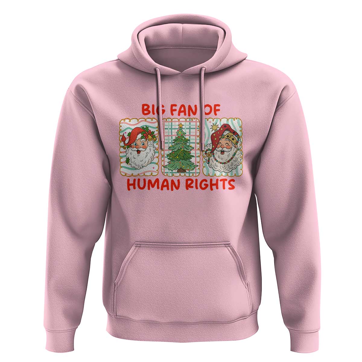 Big Fan Of Human Rights And Equality Hoodie Xmas Activism Gift - Wonder Print Shop