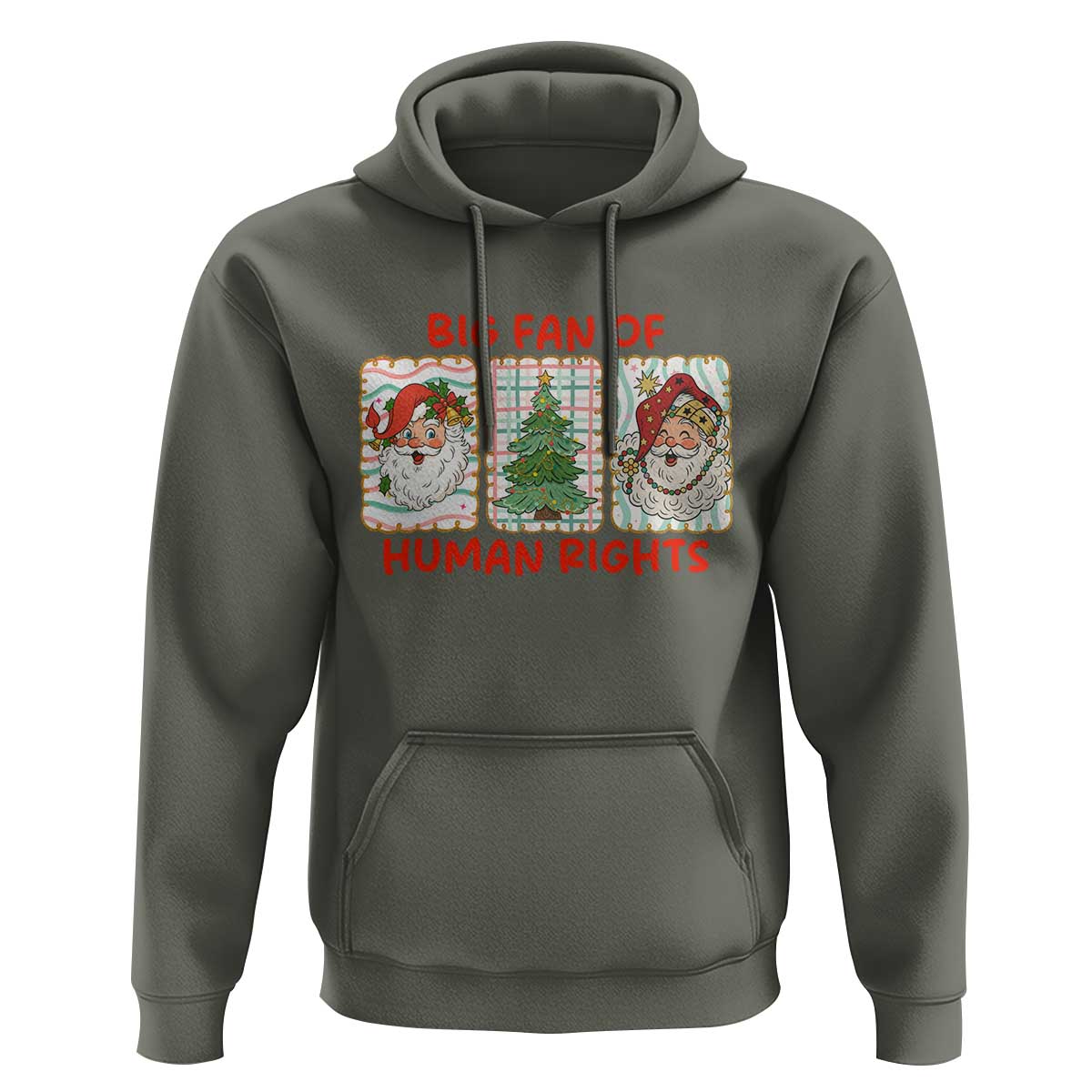 Big Fan Of Human Rights And Equality Hoodie Xmas Activism Gift - Wonder Print Shop