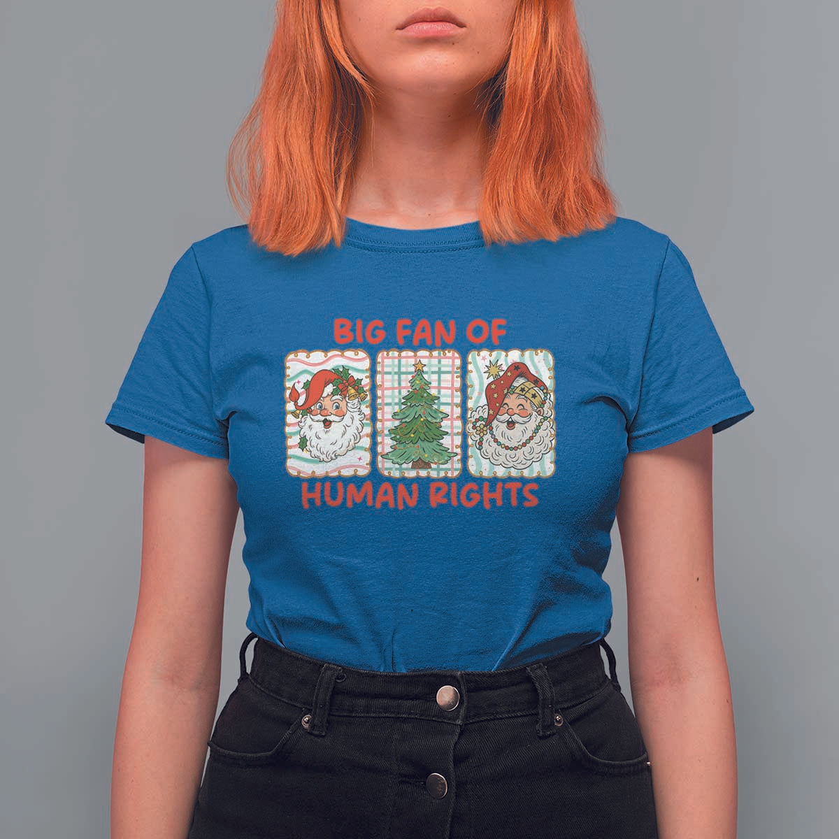 Big Fan Of Human Rights And Equality T Shirt For Women Xmas Activism Gift - Wonder Print Shop