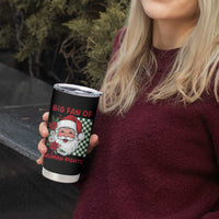 Christmas Cute Santa Big Fan Of Human Rights Gift Tumbler Cup - Wonder Print Shop
