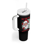Christmas Cute Santa Big Fan Of Human Rights Gift Tumbler With Handle - Wonder Print Shop