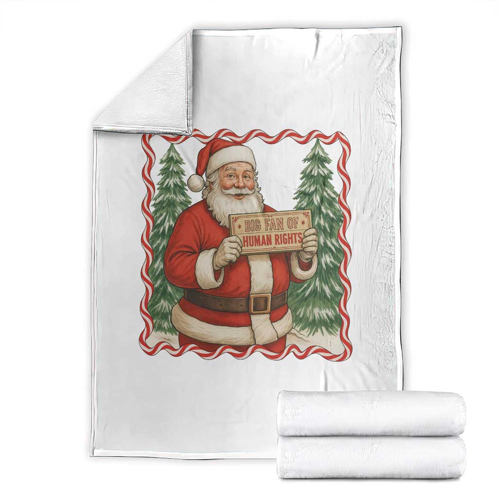 Christmas Gift For Big Fans Of Human Rights And Activism Throw Blanket - Wonder Print Shop