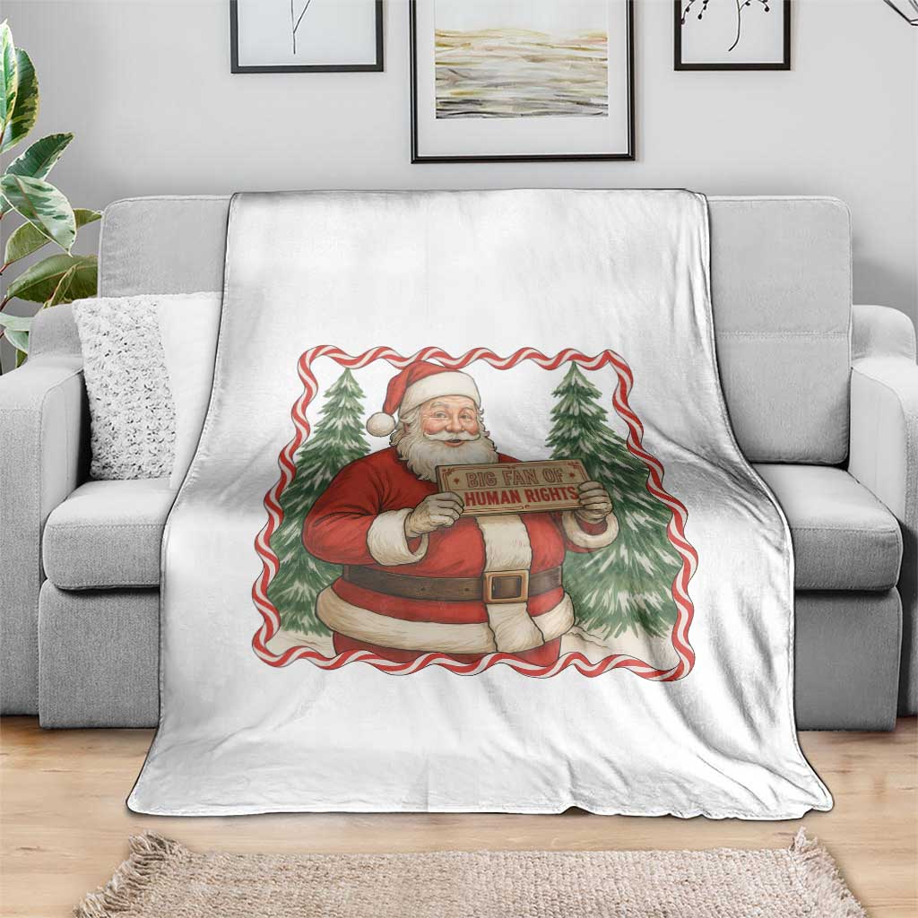 Christmas Gift For Big Fans Of Human Rights And Activism Throw Blanket - Wonder Print Shop