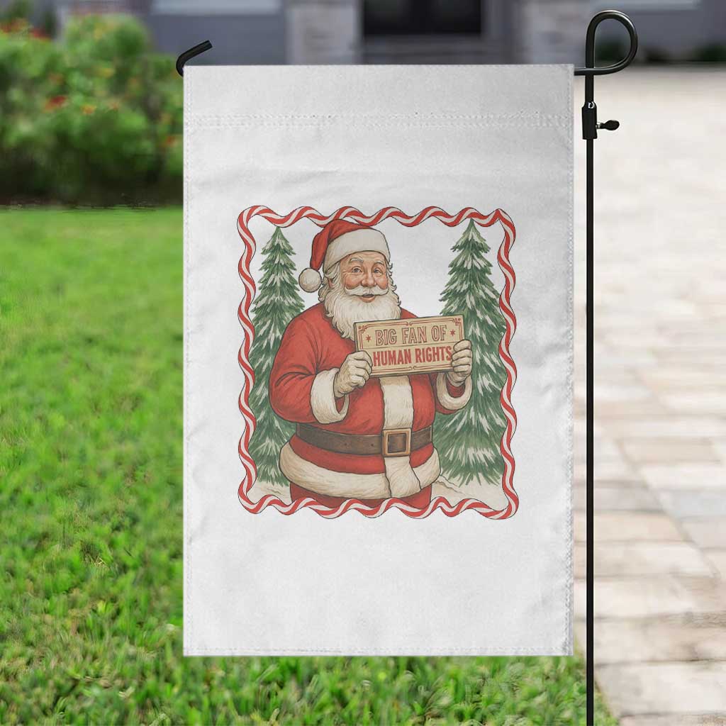Christmas Gift For Big Fans Of Human Rights And Activism Garden Flag - Wonder Print Shop