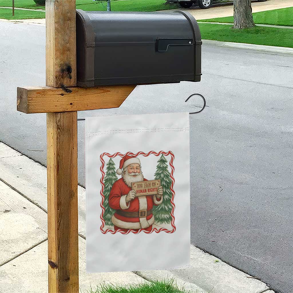 Christmas Gift For Big Fans Of Human Rights And Activism Garden Flag - Wonder Print Shop
