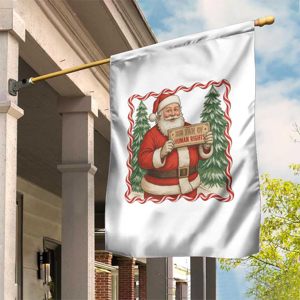 Christmas Gift For Big Fans Of Human Rights And Activism Garden Flag - Wonder Print Shop