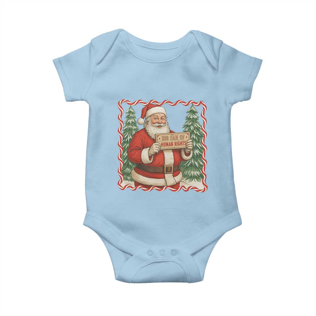 Christmas Gift For Big Fans Of Human Rights And Activism Baby Onesie - Wonder Print Shop