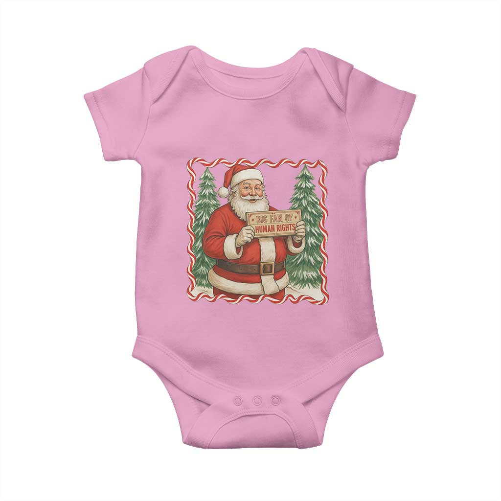 Christmas Gift For Big Fans Of Human Rights And Activism Baby Onesie - Wonder Print Shop