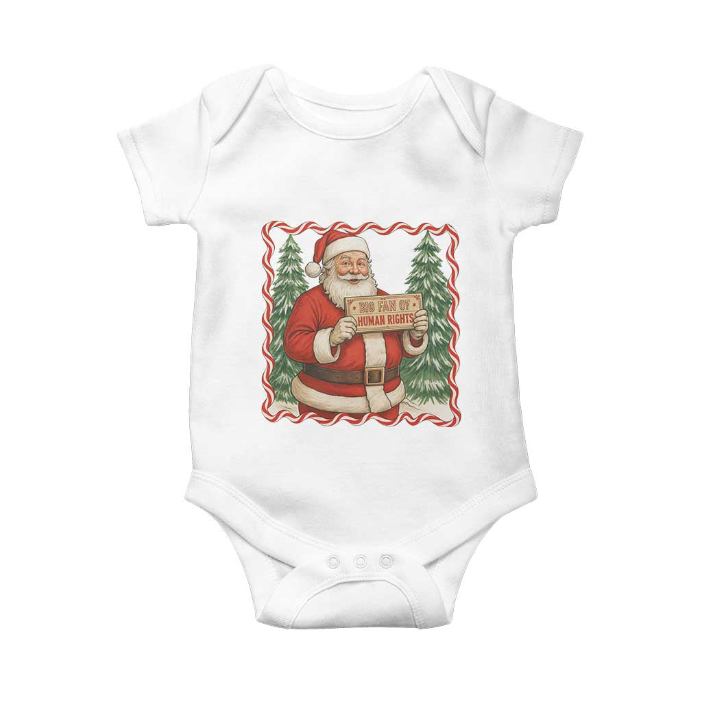 Christmas Gift For Big Fans Of Human Rights And Activism Baby Onesie - Wonder Print Shop
