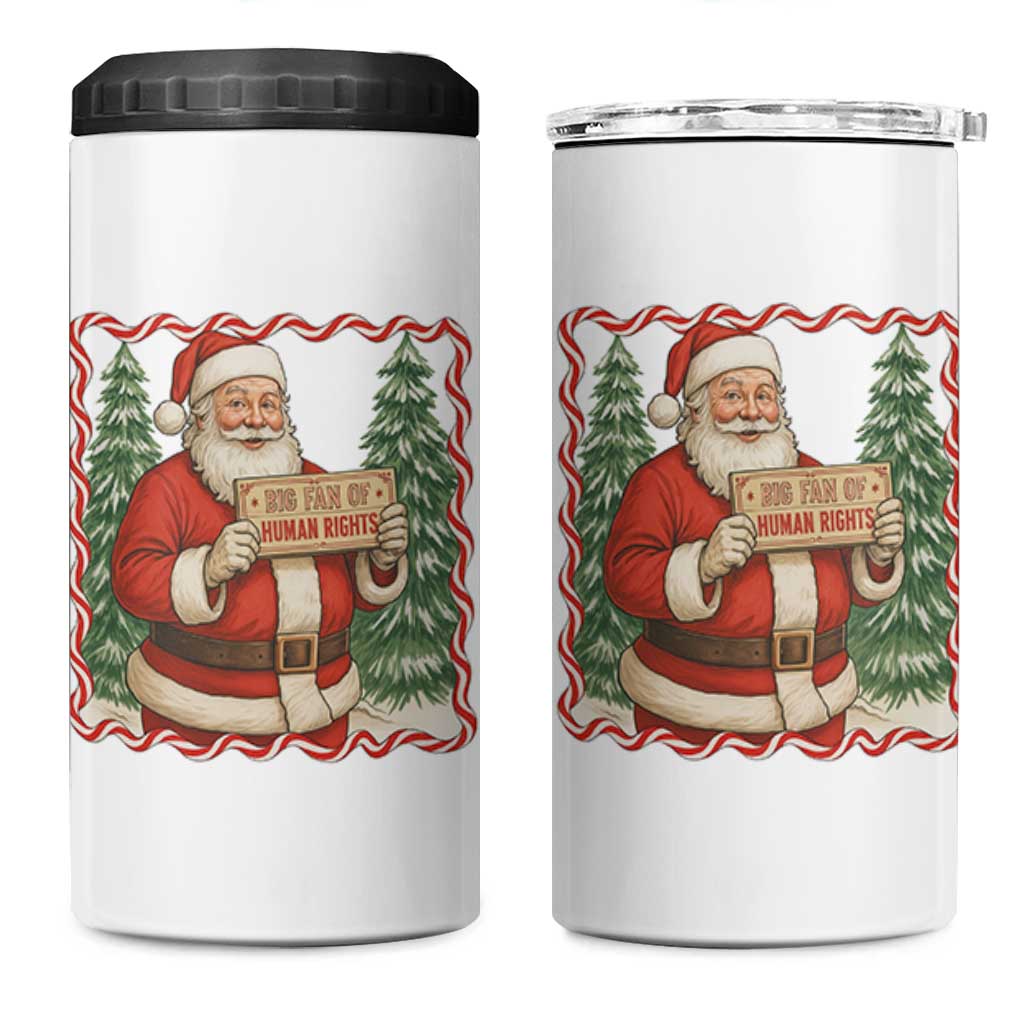 Christmas Gift For Big Fans Of Human Rights And Activism 4 in 1 Can Cooler Tumbler - Wonder Print Shop