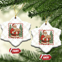 Christmas Gift For Big Fans Of Human Rights And Activism Ceramic Ornament - Wonder Print Shop