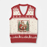 Xmas Gift For Big Fans Of Human Rights And Activism V-Neck Knit Sweater Vest - Wonder Print Shop