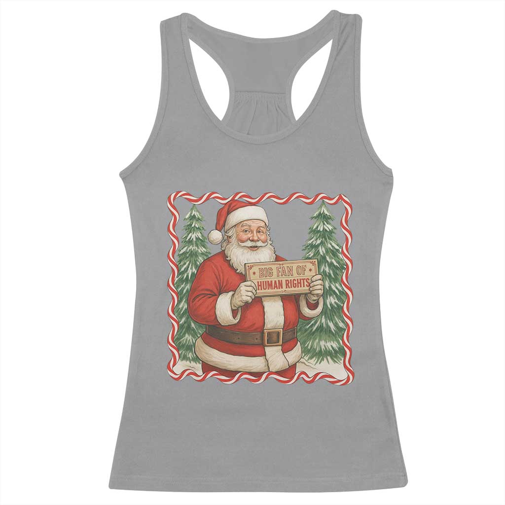 Christmas Gift For Big Fans Of Human Rights And Activism Racerback Tank Top - Wonder Print Shop