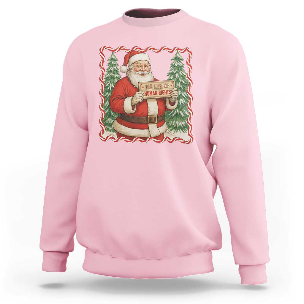 Christmas Gift For Big Fans Of Human Rights And Activism Sweatshirt - Wonder Print Shop