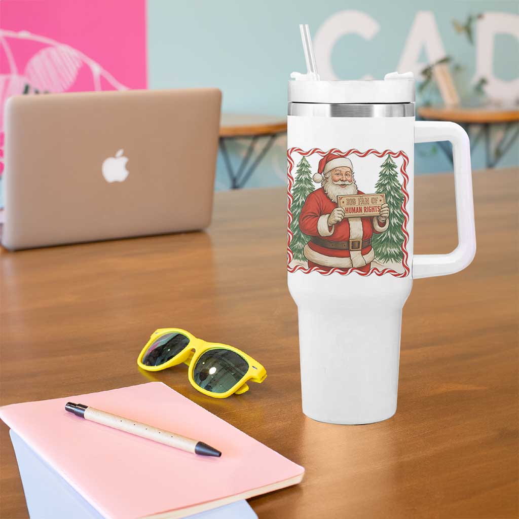 Christmas Gift For Big Fans Of Human Rights And Activism Tumbler With Handle - Wonder Print Shop