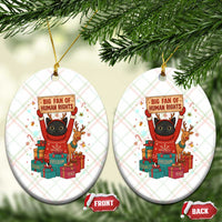 Cute Santa Cat Big Fan Of Human Rights Ceramic Ornament Christmas Supporters - Wonder Print Shop